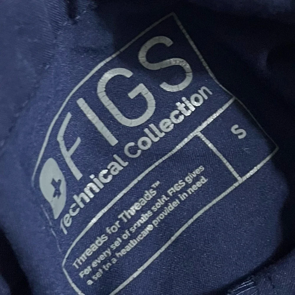 Figs • Navy Grey Pisco Drawstring Technical Collection Scrub Pants